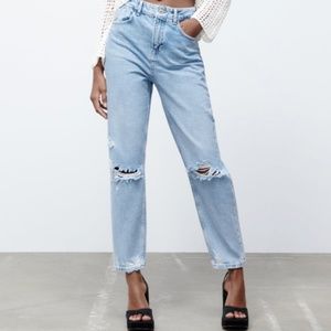 Zara light washed jeans